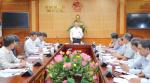 Thường trực UBND tỉnh nghe báo cáo dự thảo các quy định về tiêu chí an toàn thực phẩm